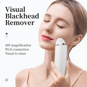 Визуално Средство за премахване на черни точки, Поровый вакуум, Електрически Аспиратор Комедони, акне, Дълбоко почистване на порите на лицето, USB Акумулаторни Инструменти за грижа за кожата