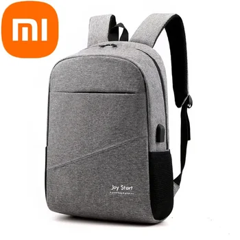 Xiaomi Backpack 2023 Нов USB-компютър за почивка, бизнес раница, Брызгозащищенный мъжки раница за пътуване с голям капацитет