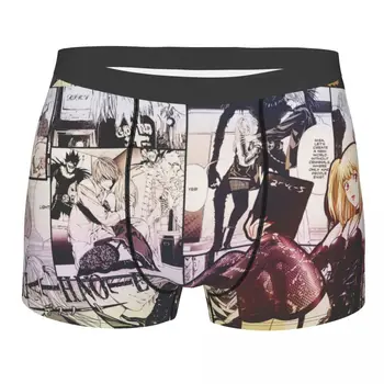 Death Note MisaMisa Момиче Мъжко бельо, панталони-боксерки с аниме-бележник, бикини, топли Меки долни гащи за мъже на S-XXL