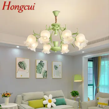 Окачен лампа Hongcui в съвременен стил, Свеж Творчески Ароматерапевтическая свещ, Led таван полилей, Декорация за дома за спални