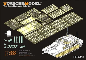 Модел Voyager PE35418 Модерен американски M1A1 TUSK1 Abrams Basic (за DRAGON 3535)