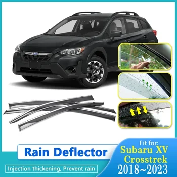 Автомобилни Дождевики За Subaru XV Crosstrek GT 2018 2019 2020 2021 2022 2023 Прозорец Очила за Защита От Дъжд Автоаксесоари