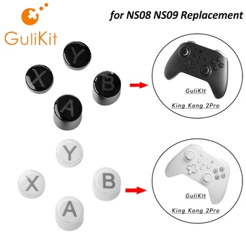 Gulikit NS32 Keycap Замяна за KingKong 2 Pro NS09 NS08 Геймпад Гейм Контролер A B X Y Бутон за Ремонт PC, Игрови Аксесоари