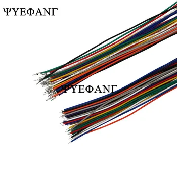 20 броя клеммных кабели SCN2.5mm със стъпка 2,5 мм, Едно-/двухголовочный цветен електронен интерфейсен кабел 10 см 15 см 20 см