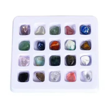 Набор от кристални камъни, естествени проби камъни за медитация, Полирани Гладки Колекция, украса за спални, къщи, бар, кафене