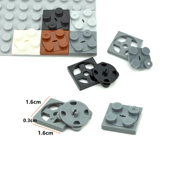 Плоча 2x2 Отгоре + Основа Събира Плейър Частици, Съвместим с 3679 + 3680 Градивните Елементи на MOC Brick Tech Parts САМ Toys For the Kid