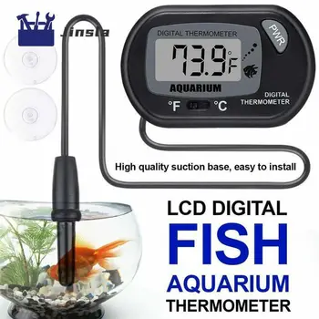 Точно измерване, цифров температурен сензор за надеждно определяне на присоске, надежден, точен термометър за аквариум, лесен за използване