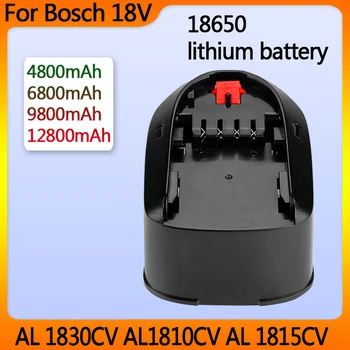 18V 12800mAh Li-Ion Akku für Bosch 18V PBA PSB PSR Bosch PST Home & Garten Werkzeuge (nur für Typ C) AL1830CV AL1810CV AL1815CV