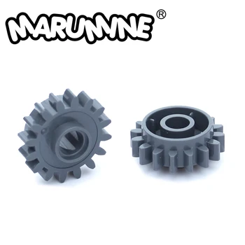 Marumine 10ШТ Технологични Аксесоари 16 Зъбни Една Задвижваща Скоростна Ръчна Монтаж на MOC Градивен елемент 6542 Детайли Играчки