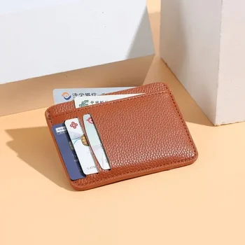 Нова мода и проста корейската версия на новия мъжки скоба за картички, дамски чанти и калъфи за карти, портфейл, подарък компанията избухна