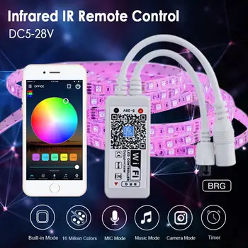 Универсална функционалност Алекса Контрол Гласов контрол с Алекса Smart Home, съвместим с контролер RGB Light Strip Стилен дизайн