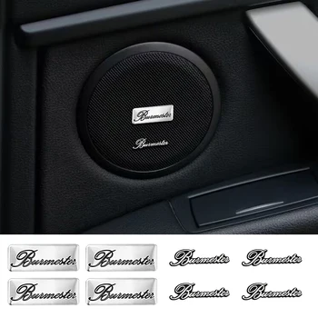5шт/10шт висококачествен метал лого Burmester автомобилен говорител Hi-Fi аудио Иконата с говорителя стерео Емблемата на стикер аксесоари за подреждане